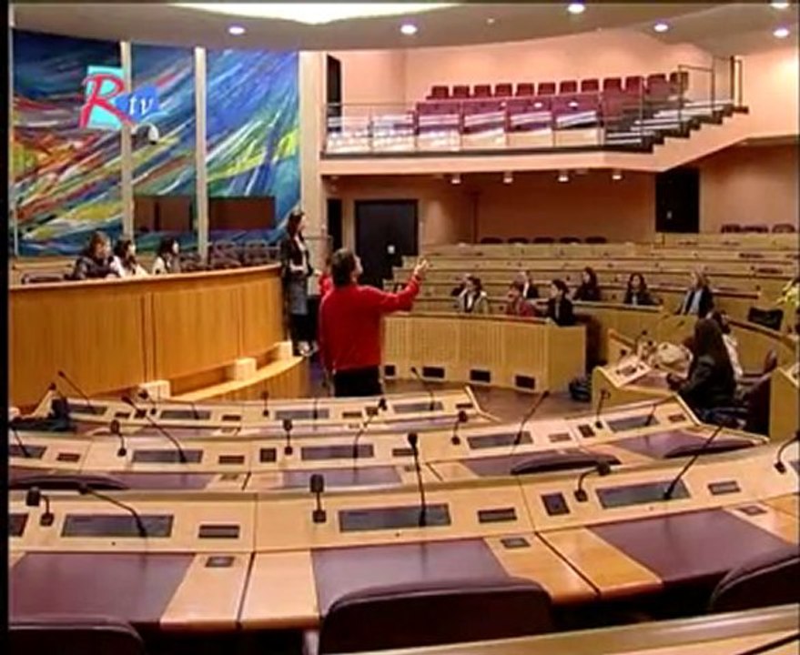 Les éléves de Rombas à la Région Lorraine