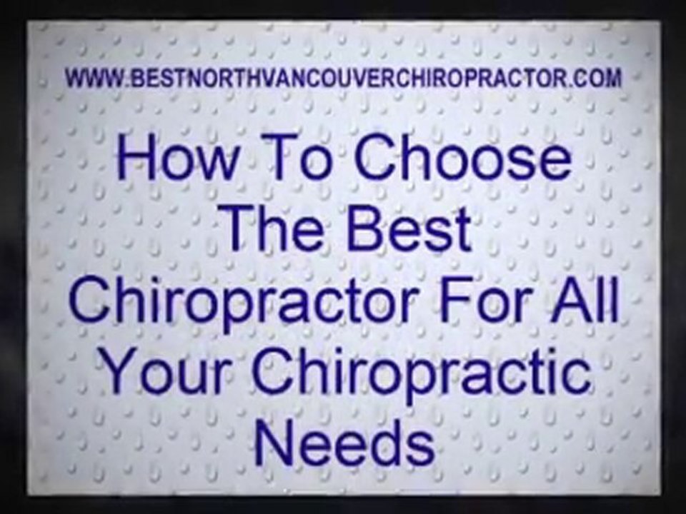Chiropractors In North Vancouver- Get Relief For Joint And