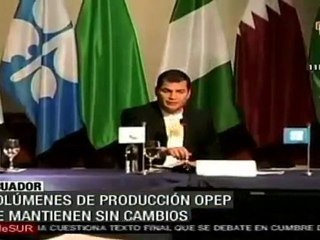 Ecuador: volúmenes de producción OPEP se mantienen sin cambios