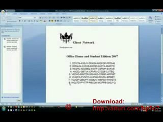 Free activation codes for microsoft office 2007 if works plz
