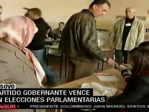 Oficialismo triunfó en parlamentarias de Kosovo (sondeos)