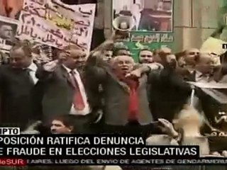 Oposición denuncia fraude electoral en Egipto