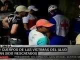 Suman 62 los cuerpos rescatados tras alud en Colombia