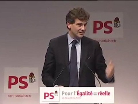 convention égalité: le discours d'Arnaud Montebourg