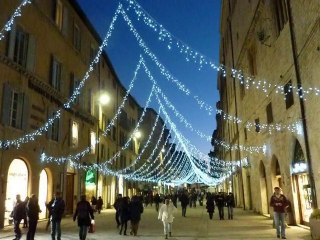 Christmas city lights