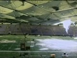 Stadium roof collapses in blizzard