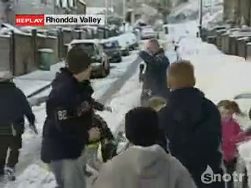 Inviato preso a pallate di neve