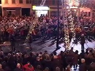 Flashmob du 8 décembre 2010 - Place du Marché - Roanne