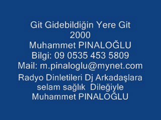 Git Gidebildiğin Yere Git_Muhammet PINALOĞLU