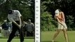 Michelle Wie v Ernie Els swing comparison