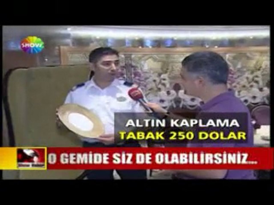 Dünyanın en büyük gemisinde Türkler