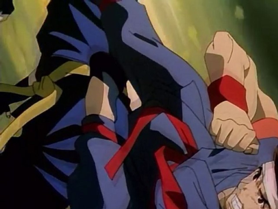 Virtua Fighter anime - Akira es derrotado por Kage