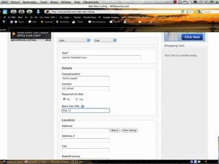 Add a Joomla Job Listing