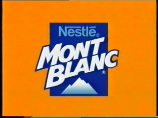 Publicité Mont Blanc Néstlé 1999
