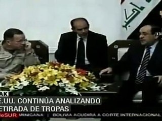 El jefe de Estado Mayor de EE.UU. analiza retirada de las tropas en Irak
