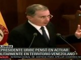 Uribe pensó en usar la fuerza para frenar a Chávez (WikiLeaks)