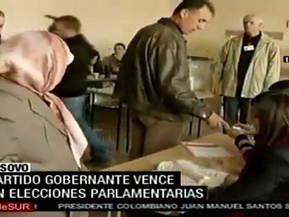 Oficialismo triunfó en parlamentarias de Kosovo (sondeos)