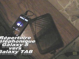 Kies Transfert Répertoire sur Samsung TAB