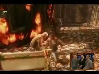 Uncharted 3 GAMEPLAY  Late Night with Jimmy Fallon