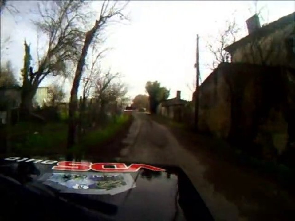 Rallye du medoc 2010 ES5  MILOSAVLJEVIC / VINCENT R11 Turbo