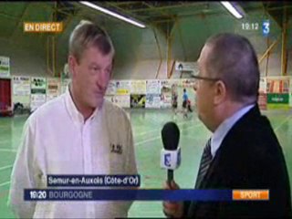 Reportage France 3 - Interview Thierry Thomas d'avant match