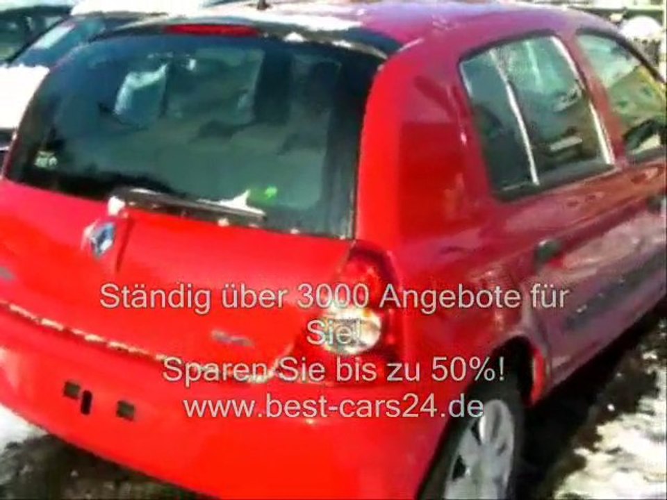 Renault Clio II Campus EU-Fahrzeug Modell 2010 Rot