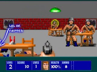 Wolfenstein 3D Parodie et BOOM Head Shot