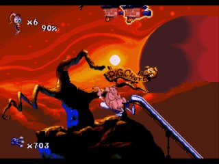 Earthworm Jim 2 [Megadrive] niveau 1