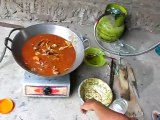 Cooking food from Merapi Wedi Interwoven