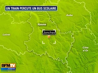 Yonne : collision entre un car scolaire et un TER