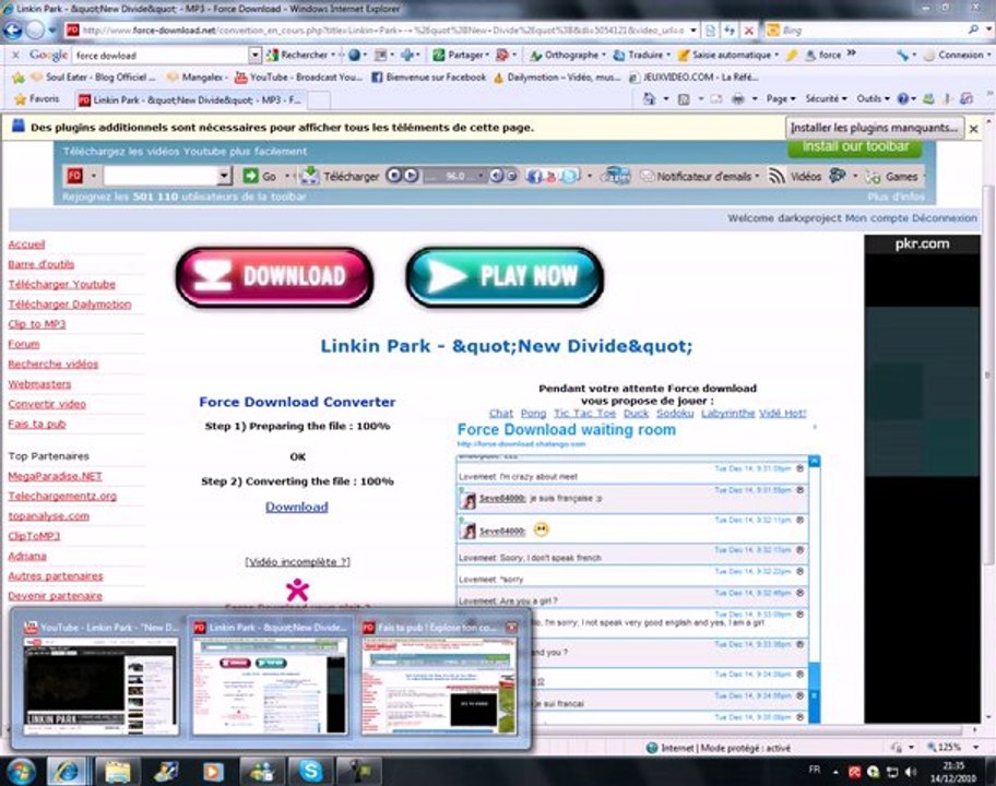 [Tuto]Telecharger des Musiques,Videos Sans logiciel