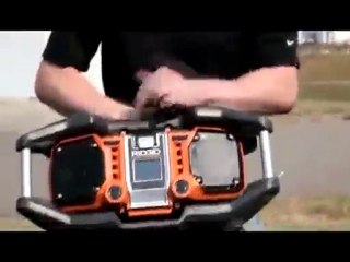 Dünyanın en sağlam mp3 çaları: Ridgid Jobsite iPod Radio