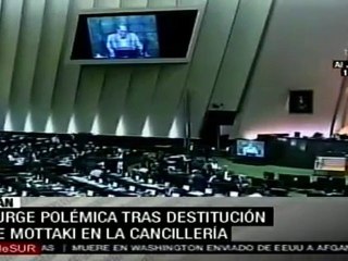 Polémica en Irán tras destitución de canciller