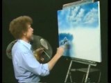ChrisArt  Lezioni di pittura con Bob Ross..  Lezione 1 Cielo