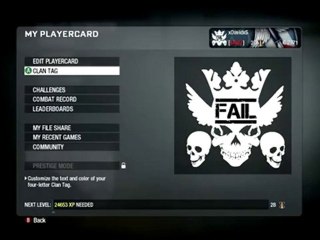 Black Ops Tutorial How to Change Clan Tag Colour at Any Pres