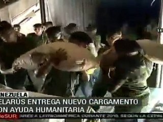 Belarús envía ayuda a damnificados en Venezuela