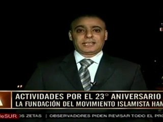 Decenas de mile celebran en Gaza el anivesario de Hamas