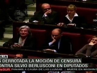 Derrotada moción de censura contra Silvio Berlusconi en Cámara de Diputados