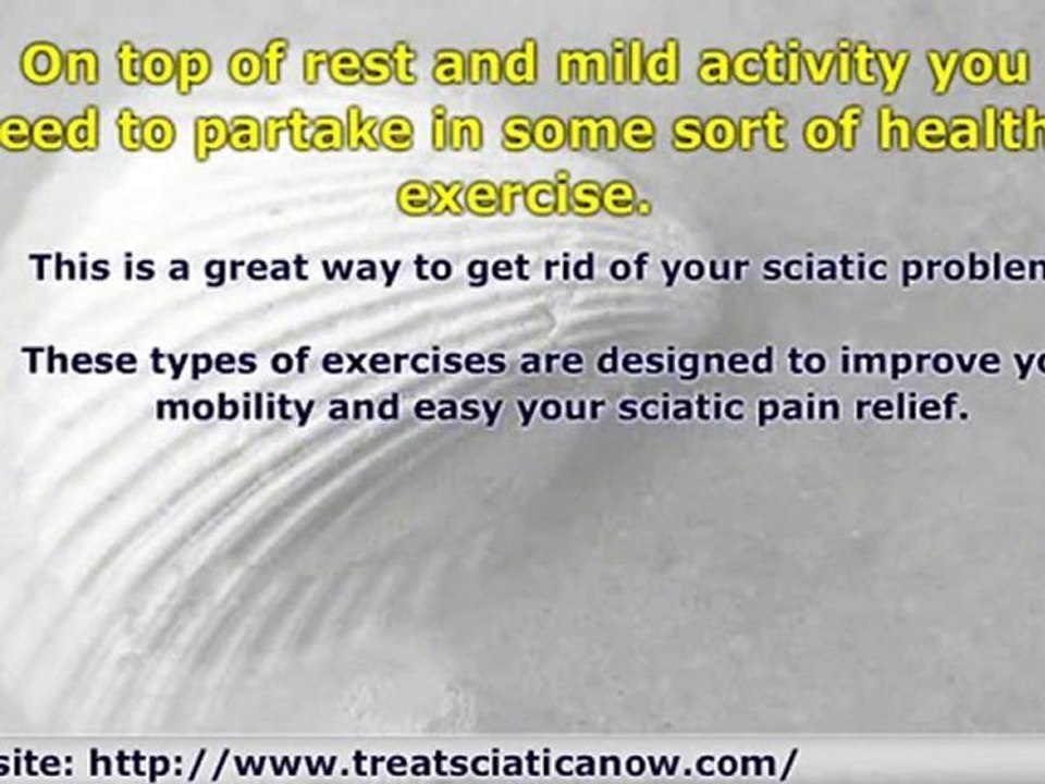 Steps to Sciatic Pain Relief