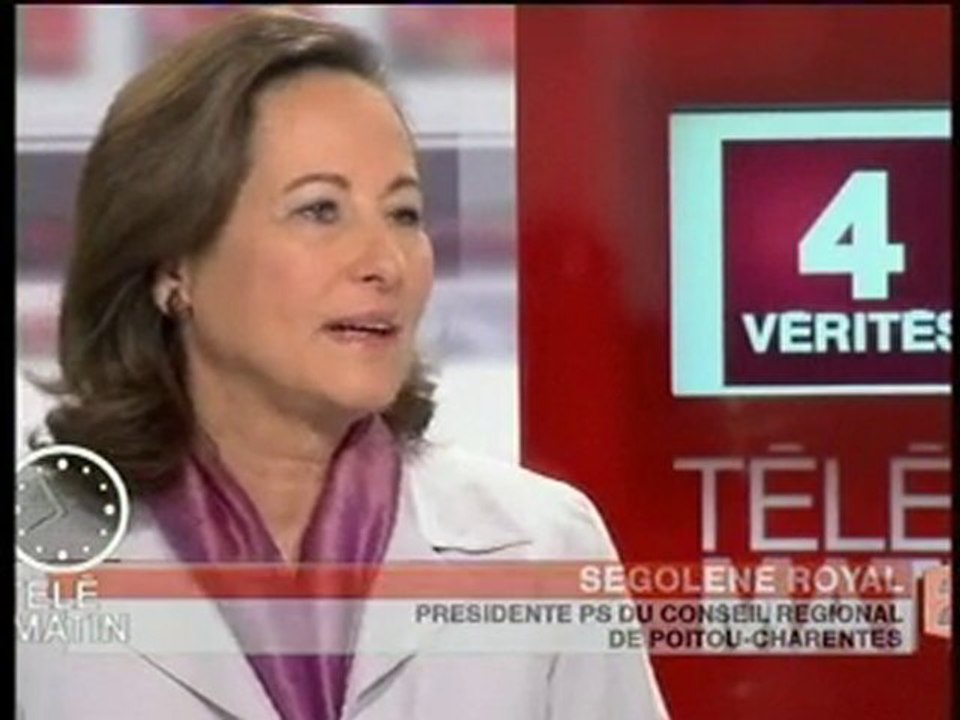 Ségolène Royal - Les 4 vérités - 15 dec 2010