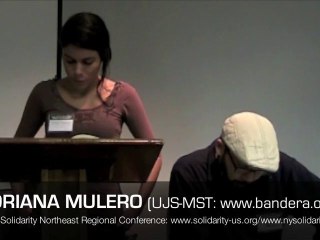 Adriana Mulero - 2010 Solidarity Northeast Conference