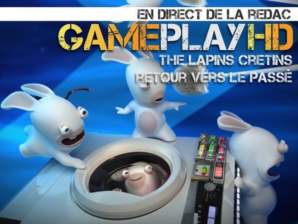 Gameplay HD - Les Lapins Crétins Retour vers le passe