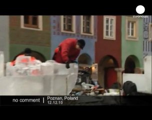World's best ice sculptuors compete in Poland - no comment