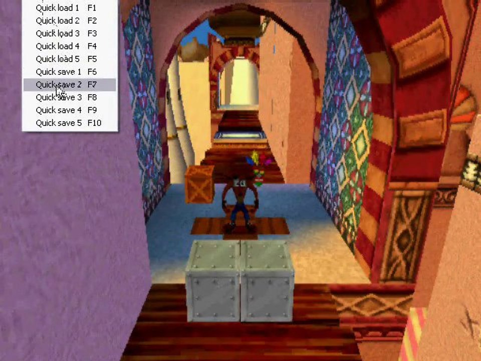 Test Crash Bandicoot 3 Warped bonus maladif 3/3