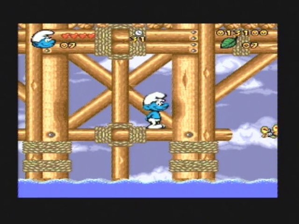 Les Schtroumpfs [SNES] - Walkthrough 1/4