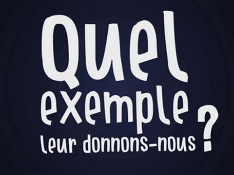 Spot concours video l'exemple, c'est nous