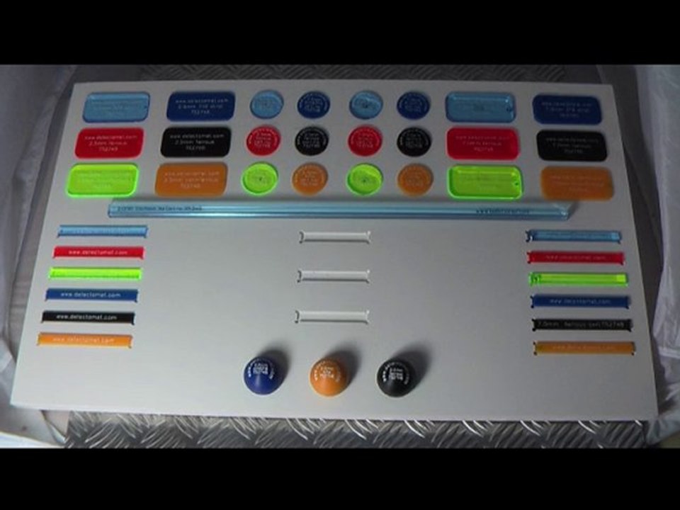 **NEW** Metal Detector Test Pieces :: Test Sticks for Detect