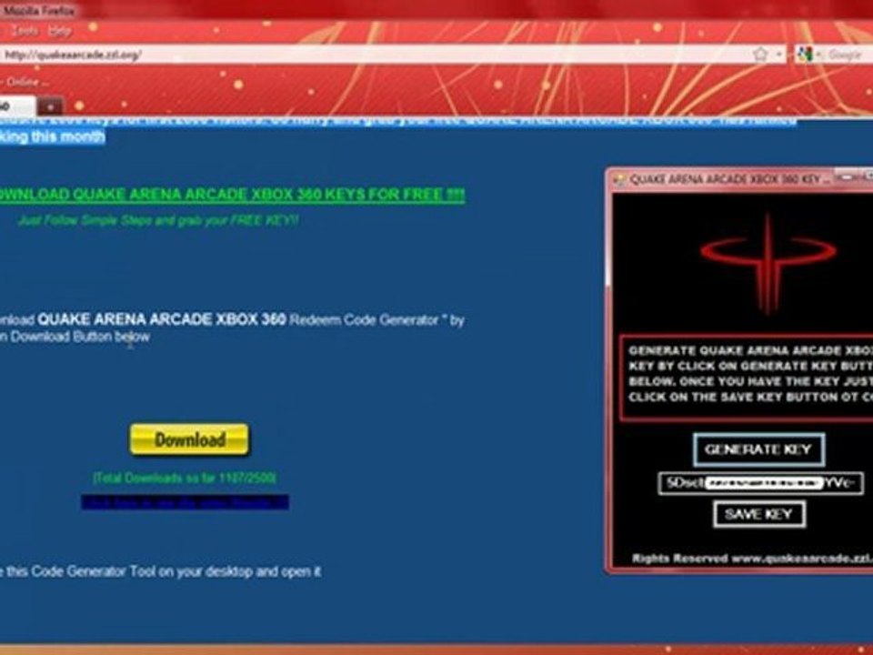 FREE DOWNLOAD QUAKE ARCADE XBOX360 SERIAL CD KEYS