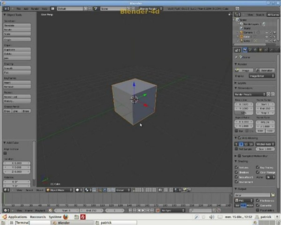 Manipuler les axes contraints Blender 2.5x