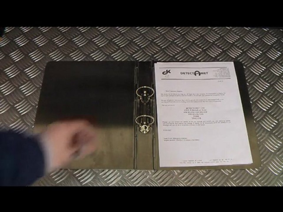 **NEW** Stainless Steel Ring Binders 2 ring